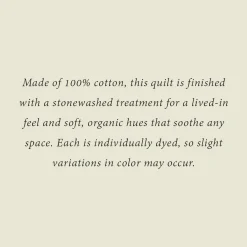 VND6843 KARUR GOLDLINE EXPORTS LLP Stonewashed Pebbled Quilt Pillow Sham - Desert Clay