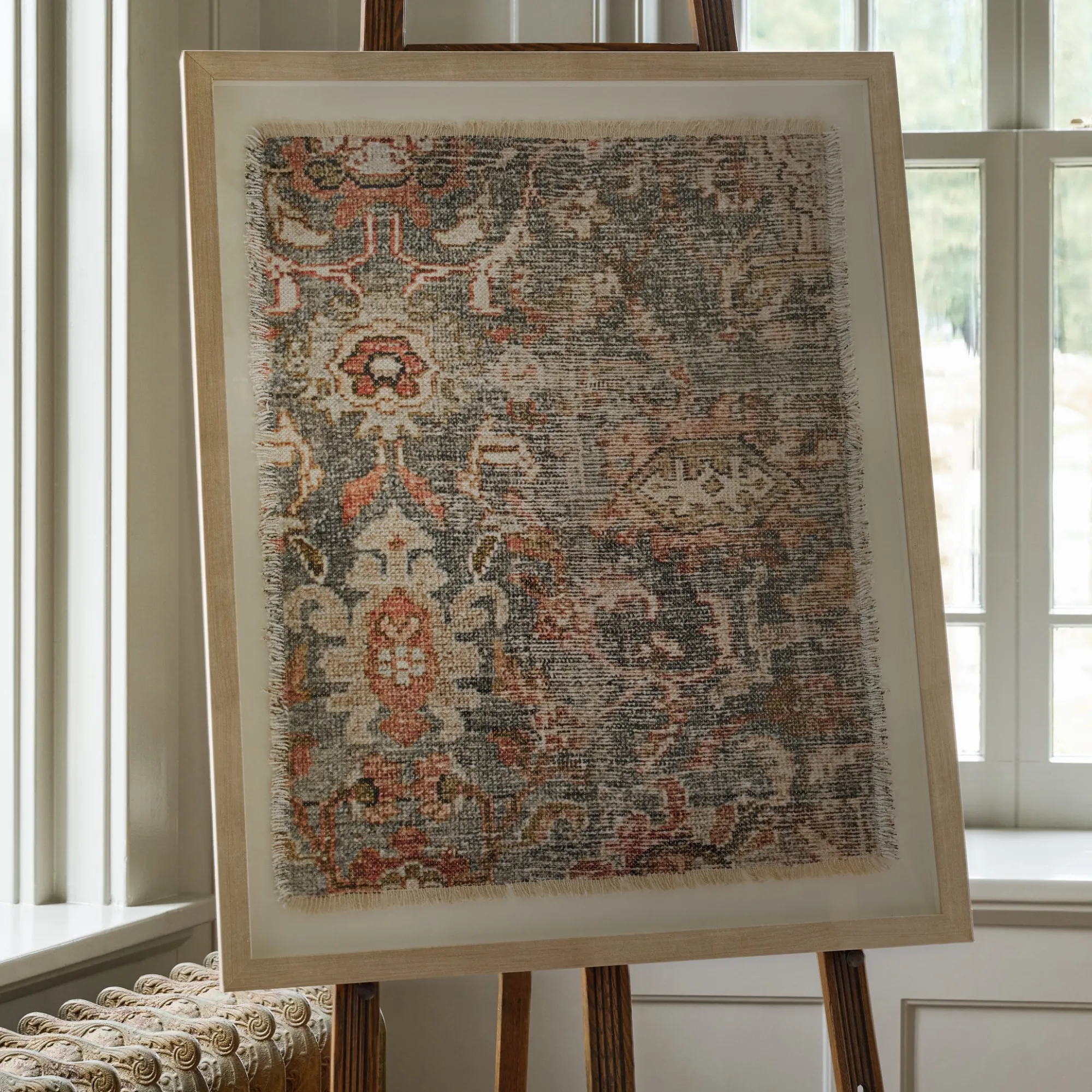 VND0086 Loloi Inc Tallin Framed Textile