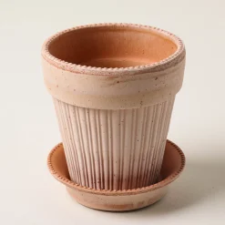VND7468 Bergs Potter INC Terracotta Dotted Bergs Pot