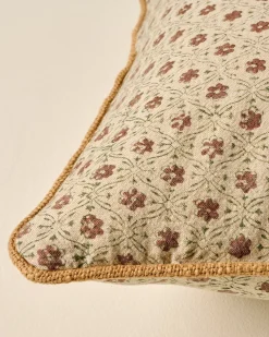 VND8009 Jaipur Arts Thea Clay Block Print Pillow