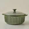 VND7817 FOXSTONE DEVELOPMENT CO.,LTD The Cottage Collection Forest Green Baking Dish with Lid