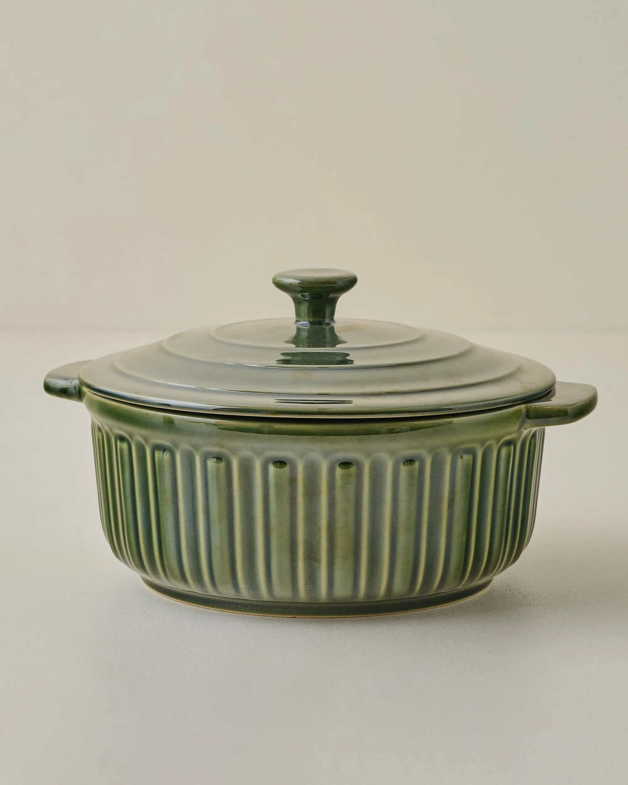 VND7817 FOXSTONE DEVELOPMENT CO.,LTD The Cottage Collection Forest Green Baking Dish with Lid