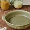 VND7817 FOXSTONE DEVELOPMENT CO.,LTD The Cottage Collection Laurel Green Round Baking Dish