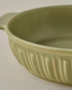 VND7817 FOXSTONE DEVELOPMENT CO.,LTD The Cottage Collection Laurel Green Round Baking Dish
