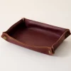 VND8675 H Heritage Inc. The Jetsetter Leather Valet Tray