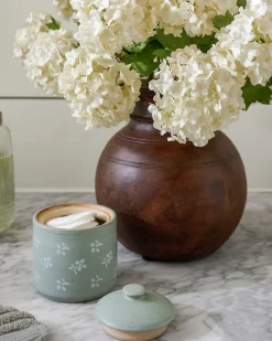 VND0207 Sullivan's Theo Aged Wood Vase