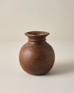 VND0207 Sullivan's Theo Aged Wood Vase