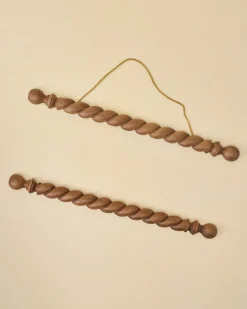 VND8329 Craftmachine India Pvt Ltd Turned Wood Poster Hanger Kit