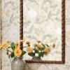 VND8122 R R INDUSTRIES Turned Wood Vanity Mirror