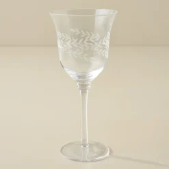 Magnolia Vintage-Inspired Etched Glass Drinkware Bundle