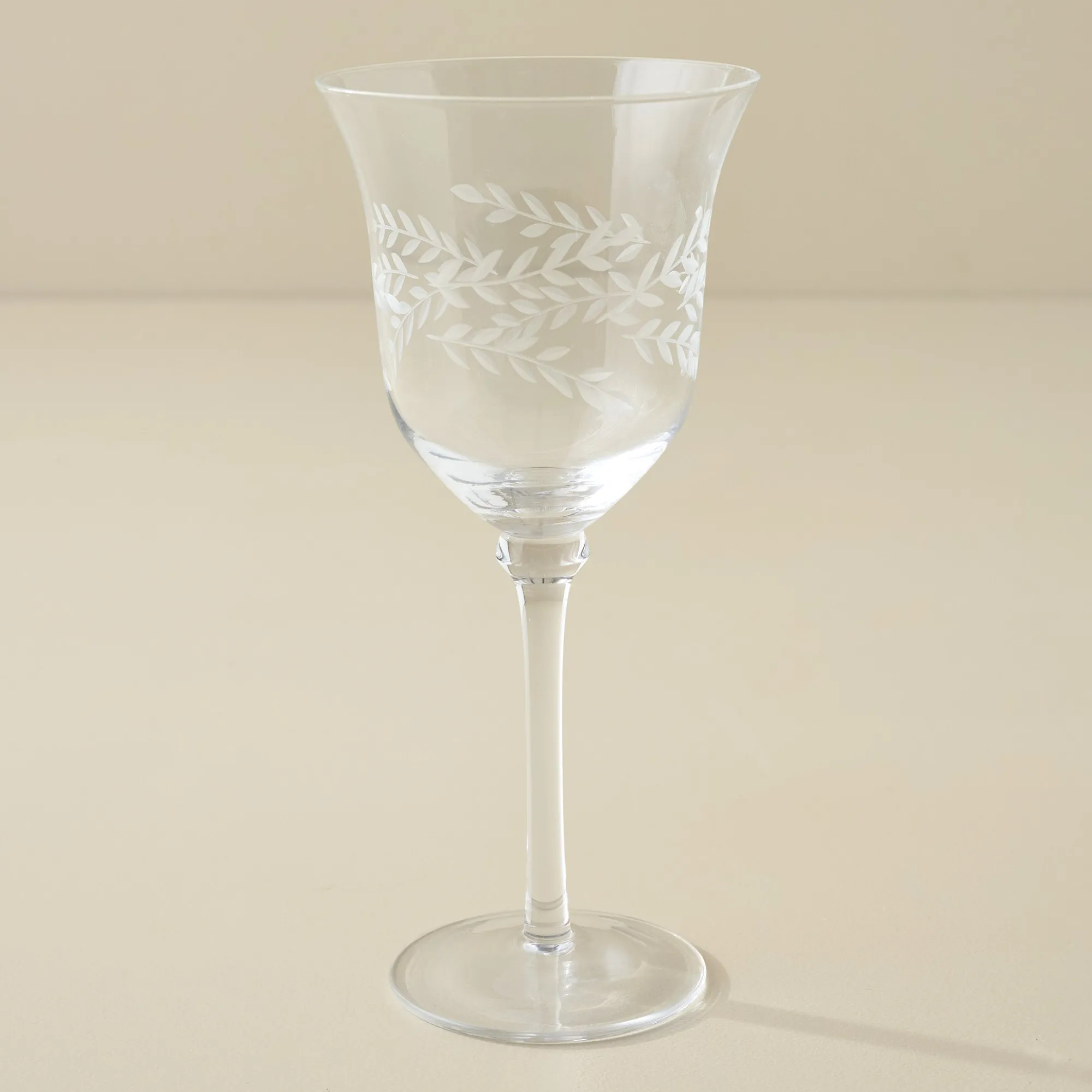 Magnolia Vintage-Inspired Etched Glass Drinkware Bundle