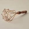 VND6290 Dayglow LLC Walnut Handle Copper Potato Masher