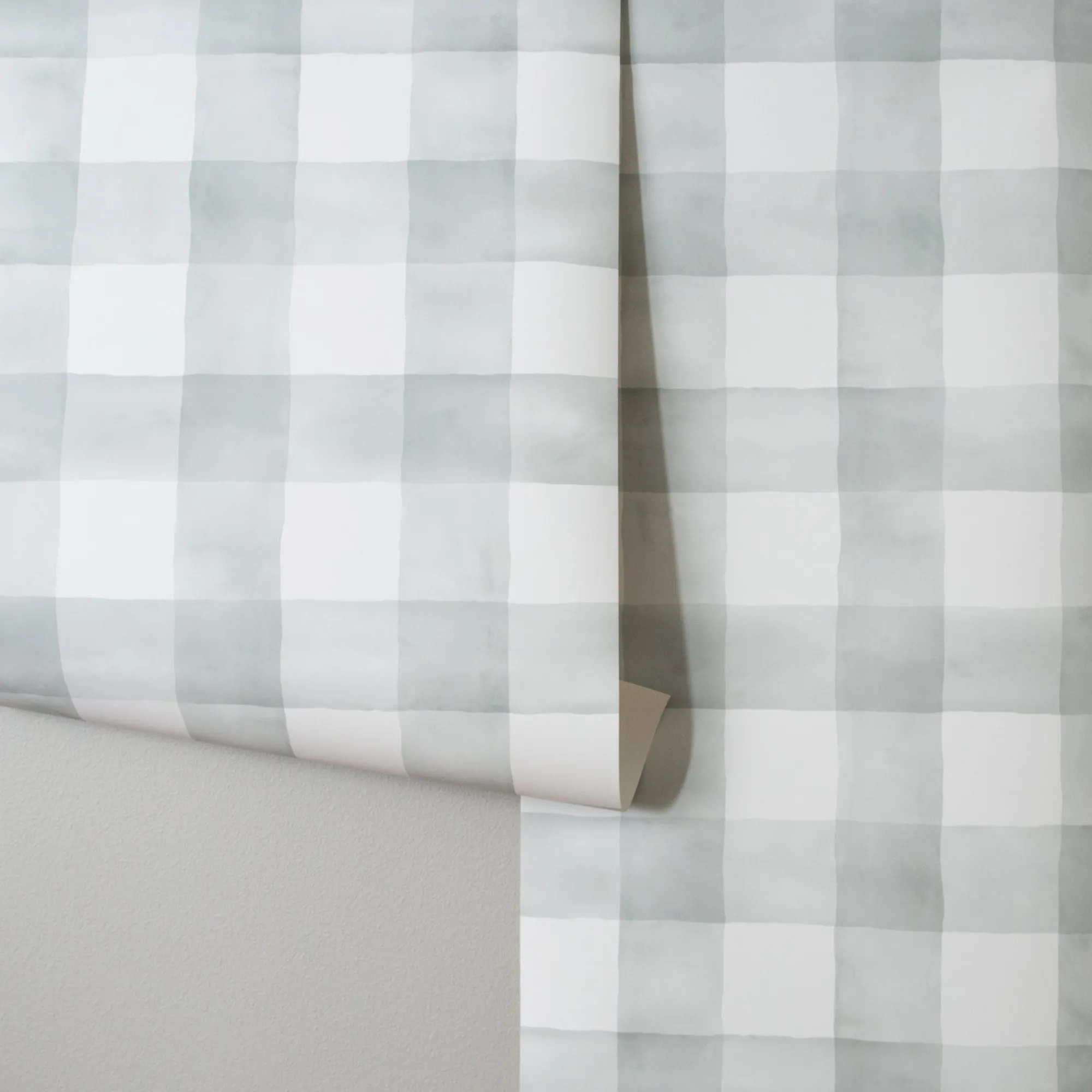 VND2730 York Wallcoverings Watercolor Check Wallpaper