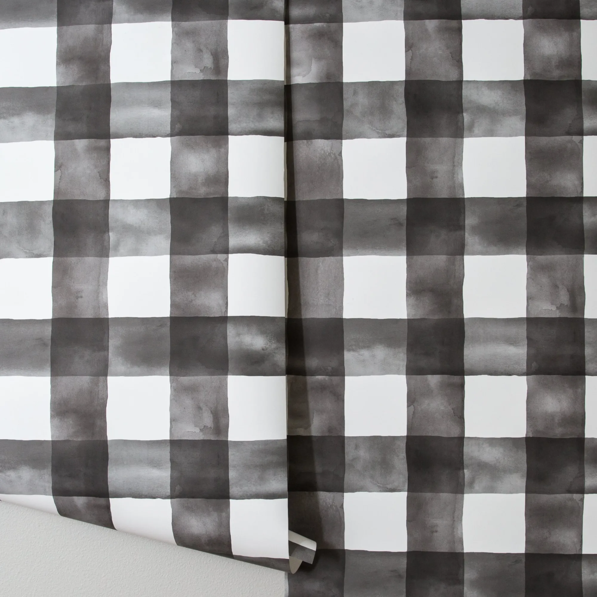 VND2730 York Wallcoverings Watercolor Check Wallpaper