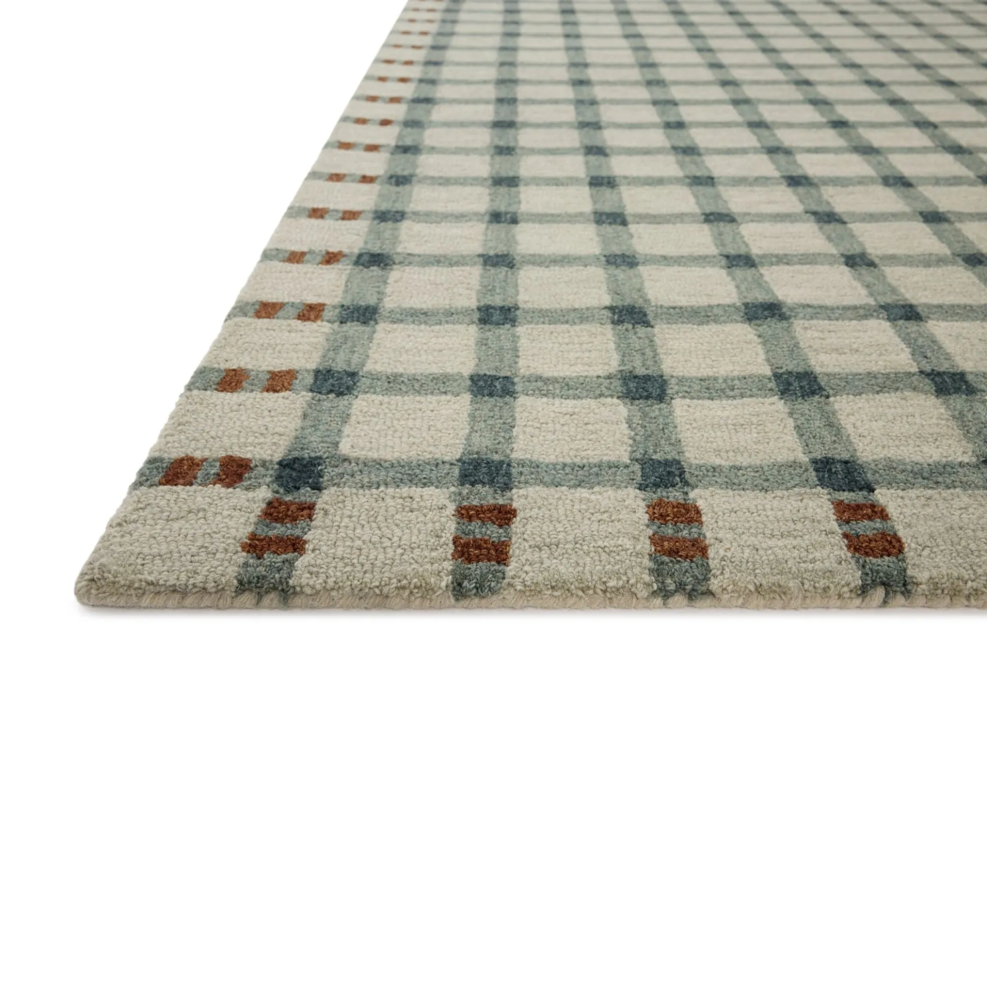 VND0086 Loloi Inc Waylon Spa Brick Rug