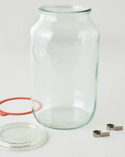 VND7207 Glashaus Inc. Weck 776 3 L Barrel Jar