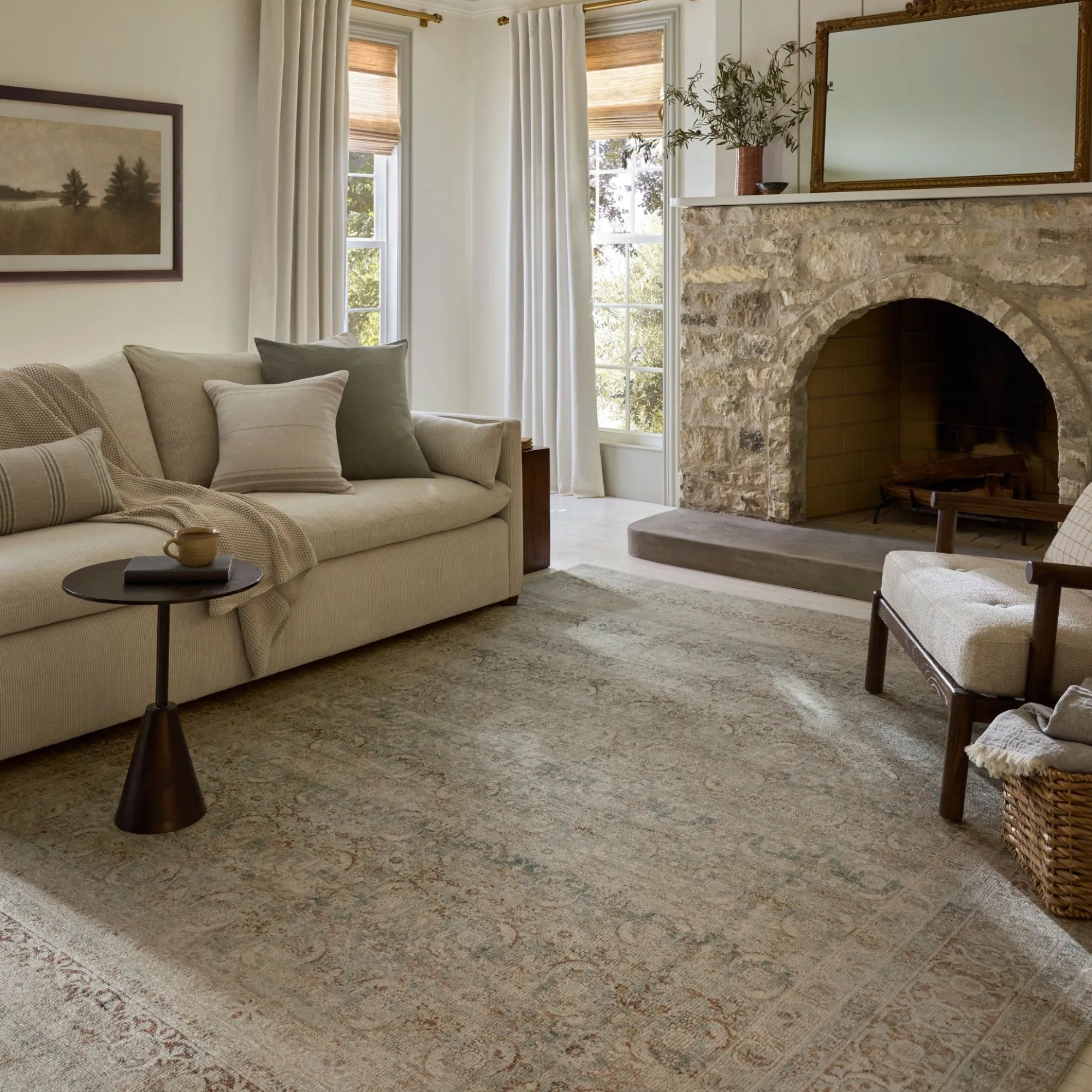 VND0086 Loloi Inc Wimberly Sky Copper Rug