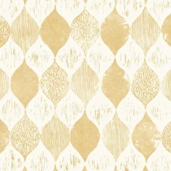 VND2730 York Wallcoverings Woodblock Print Wallpaper