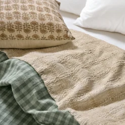 VND6843 KARUR GOLDLINE EXPORTS LLP Woven Grid Coverlet